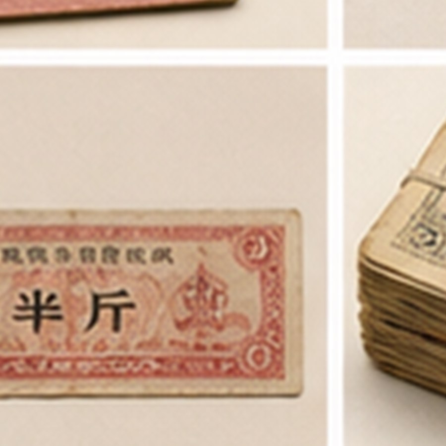 清式饭票旧券 · 色泽温润